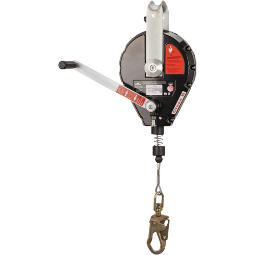 SRL-73303-60 Cable Self-Retracting Lifeline with Recovery, 60', Galvanized Steel, Swivel Cam Industrial