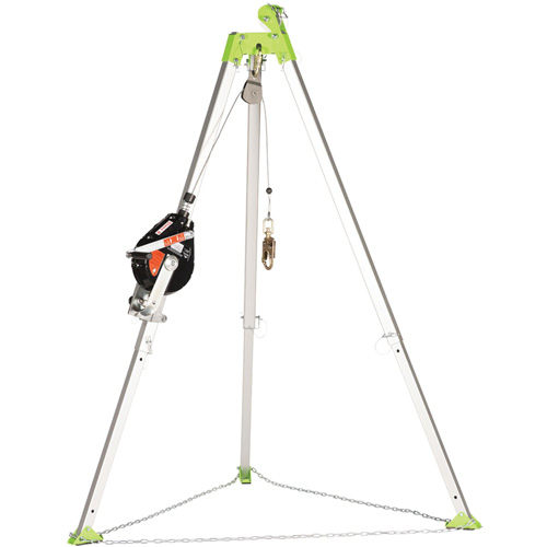 SRL-73303-60 Cable Self-Retracting Lifeline with Recovery, 60', Galvanized Steel, Swivel Cam Industrial