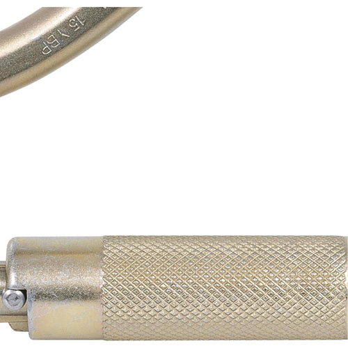 CP-04011-1 Zinc Plated Carabiner with 2" Gate Opening, Steel Cam Industrial