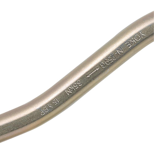 CP-04011-1 Zinc Plated Carabiner with 2" Gate Opening, Steel Cam Industrial