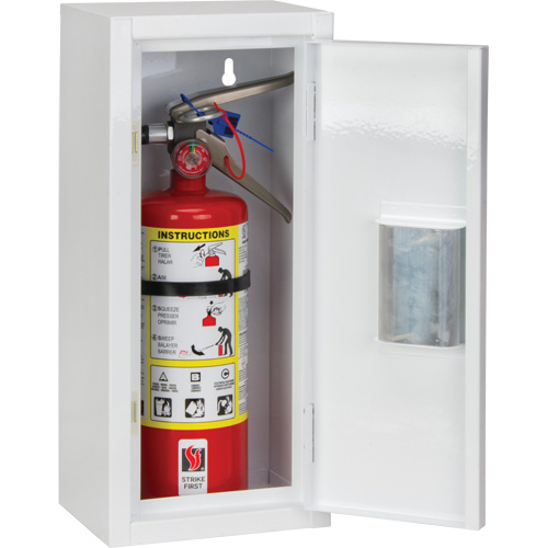 Indoor Fire Extinguisher Cabinet, 8" W x 18" H x 6" D Cam Industrial