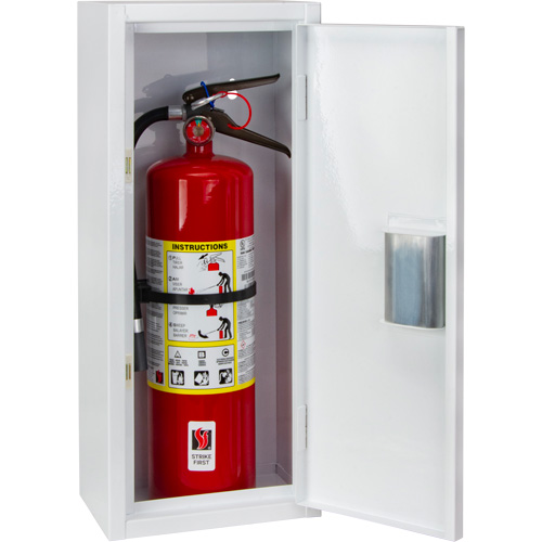 Indoor Fire Extinguisher Cabinet, 10" W x 24" H x 7" D Cam Industrial