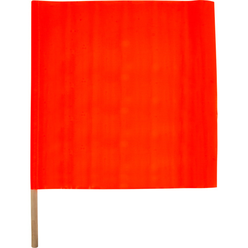Drapeau de s&eacute;curit&eacute; routi&egrave;re, Mailles, Avec manche Cam Industrial
