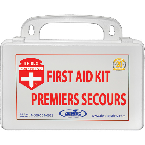 Shield First Aid Kit, Meets/Exceeds CSA Z1220-24 Type 1 Personal, Personal (1 Worker) Cam Industrial