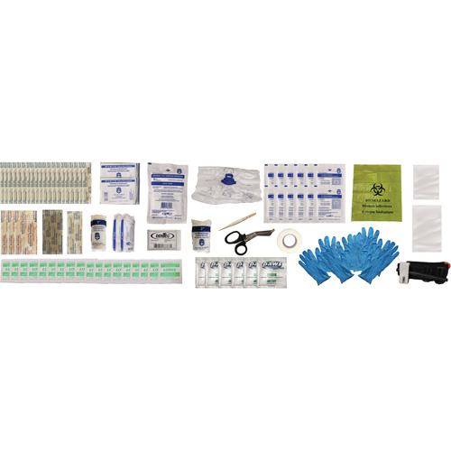Trousse de premiers soins Shield, R&eacute;pond ou surpasse la norme CSA Z1220-24 type 2 environnements &agrave; faible risque, Petit (2-25 travailleurs) Cam Industrial