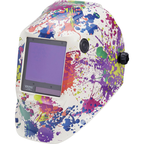 Masque de soudage VIKING 3350 Creative Spark, 3,74" lo x 3,34" la Champ de vision, Teinte 5 - 13 Cam Industrial