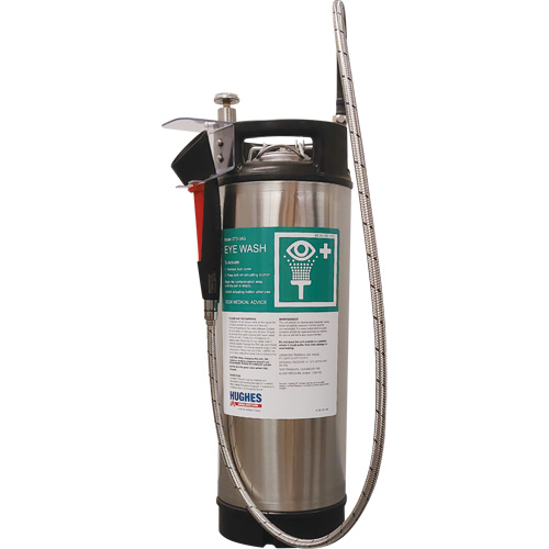 Douche d'urgence ind&eacute;pendante et portable, Pressuris&eacute;, Capacit&eacute; 4 gal., Conformit&eacute; Aucune Cam Industrial