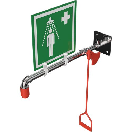 Drench Shower, Wall-Mount Cam Industrial