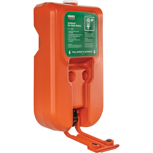 Portable Self-Contained Eyewash Station, Gravity-Fed, 10 gal. Capacity, Meets ANSI Z358.1 Cam Industrial