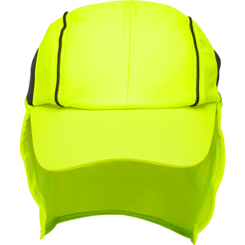Cooling Hat with Neck Shade, Hi-Vis Lime Cam Industrial