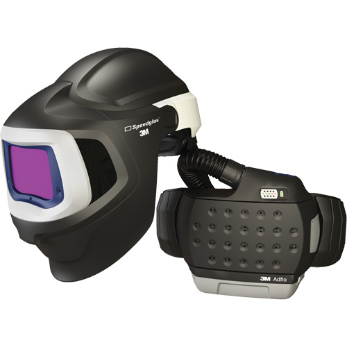 Syst&egrave;me de protection respiratoire &agrave; &eacute;puration d'air motoris&eacute; haute efficacit&eacute; Adflo avec masque de soudage 9100 MP Speedglas, Masque de soudage, Pile Lithium-ion Cam Industrial