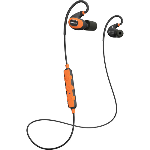 Safety Orange Pro 2.0 Bluetooth Earbuds Cam Industrial
