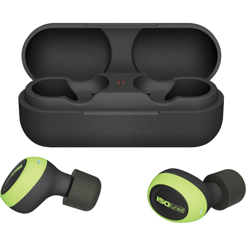 Safety Green Free 2.0 Wireless Bluetooth Earbuds Cam Industrial