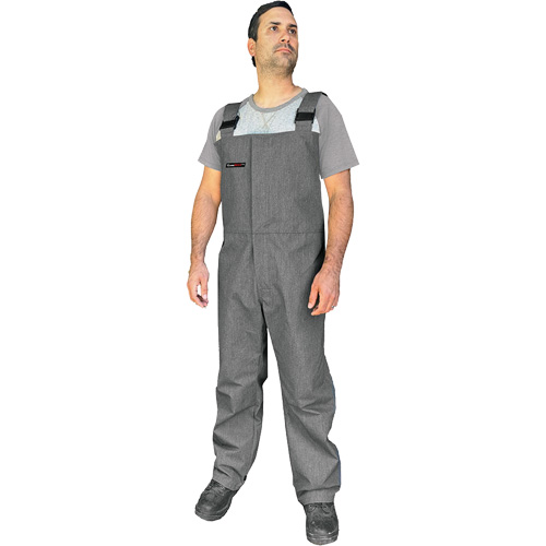 CoreMAX FR Bib Overall, Medium, Grey Cam Industrial