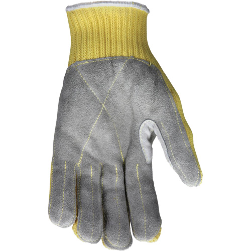 CutPro&reg; Cut Resistant Work Gloves with Split Leather Palm, Size Small, 7 Gauge, Kevlar&reg; Shell, ASTM ANSI Level A3 Cam Industrial