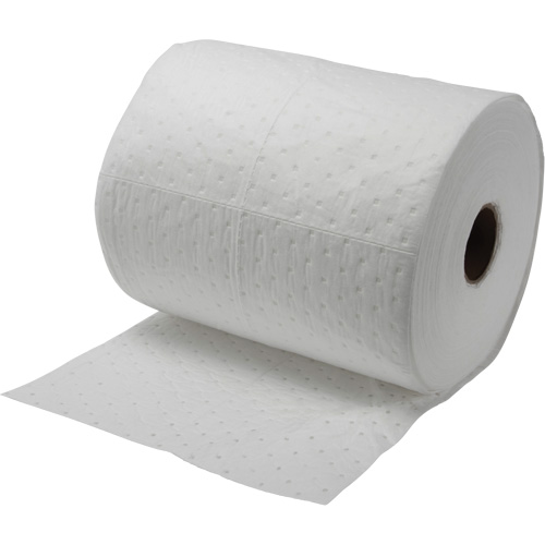 Bonded Sorbent Rolls, Heavyweight, 150' L x 15" W, 12 gal. Absorbancy Cam Industrial