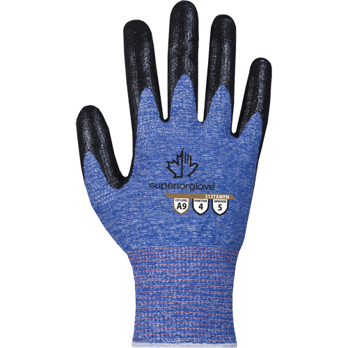 Gant extr&ecirc;mement r&eacute;sistant aux coupures, 7, Calibre 13, Rev&ecirc;tement Mousse de nitrile, ASTM ANSI niveau A9 Cam Industrial