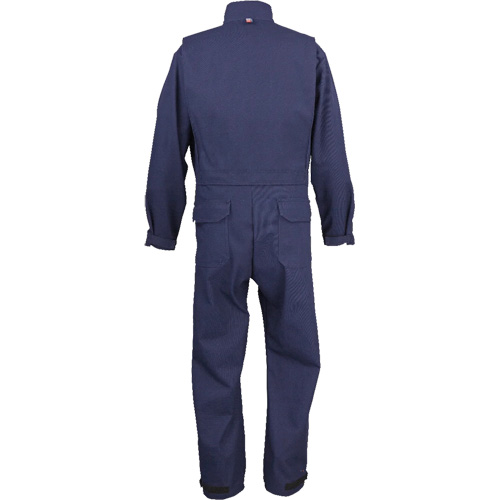 Westex UltraSoft&reg; Welder's Coverall - Regular, Size Small, Navy Blue Cam Industrial