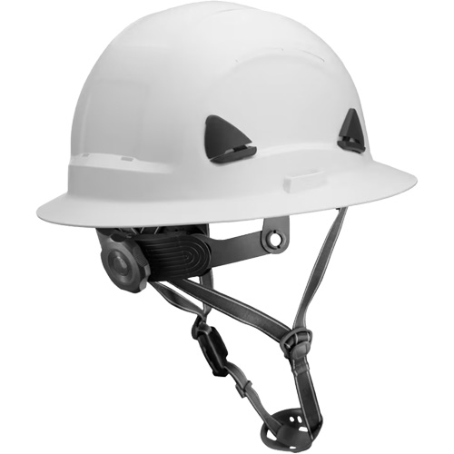 Casque Fibre Metal de style escalade avec bordure compl&egrave;te, R&eacute;pond aux normes CSA type 2, Suspension Rochet, Non ventil&eacute; Cam Industrial