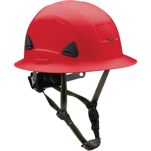 Fibre Metal Climbing Style Helmet with Full Brim, Meets CSA Type 2, Ratchet Suspension, Non-Vented Cam Industrial