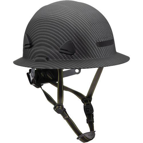 Casque Fibre Metal de style escalade avec bordure compl&egrave;te, R&eacute;pond aux normes CSA type 2, Suspension Rochet, Non ventil&eacute; Cam Industrial
