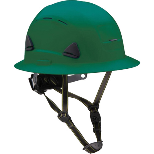 Casque Fibre Metal de style escalade avec bordure compl&egrave;te, R&eacute;pond aux normes CSA type 2, Suspension Rochet, Ventil&eacute; Cam Industrial