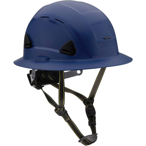Fibre Metal Climbing Style Helmet with Full Brim, Meets CSA Type 2, Ratchet Suspension, Vented Cam Industrial