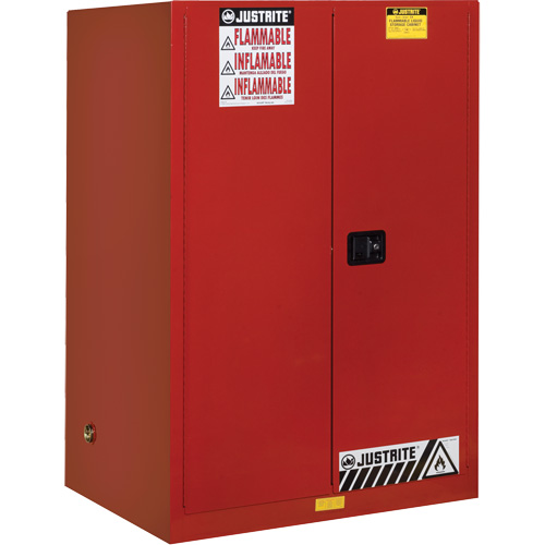 Sure-Grip&reg; EX Flammable Cabinet, 90 Gal., 2 Door, 43" W x 65" H x 34" D Cam Industrial