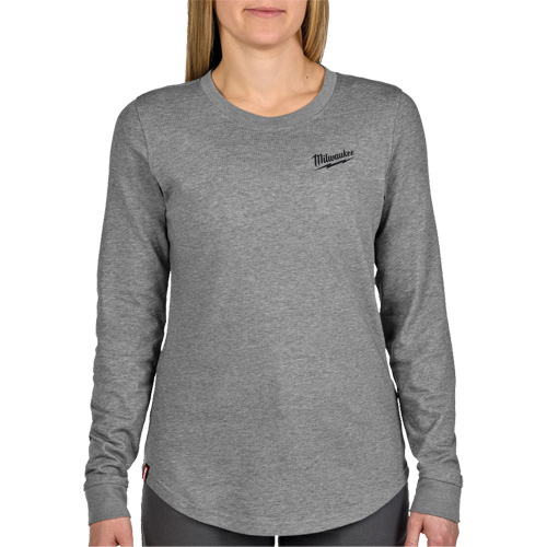FREEFLEX Long-Sleeve Hybrid T-Shirt, Women's, X-Small, Grey Cam Industrial