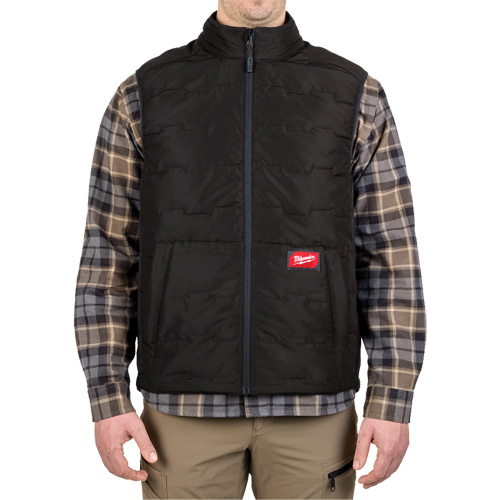 FREEFLEX Lightweight Insulated Vest, Men's, Small, Black Cam Industrial