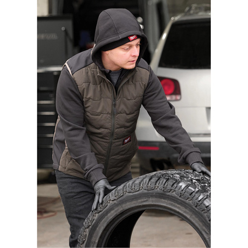FREEFLEX Lightweight Insulated Vest, Men's, Small, Black Cam Industrial