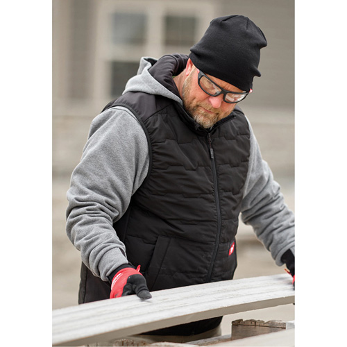 FREEFLEX Lightweight Insulated Vest, Men's, Small, Black Cam Industrial