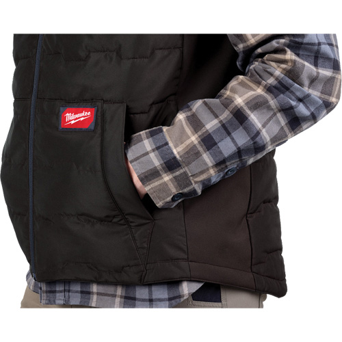 FREEFLEX Lightweight Insulated Vest, Men's, Small, Black Cam Industrial