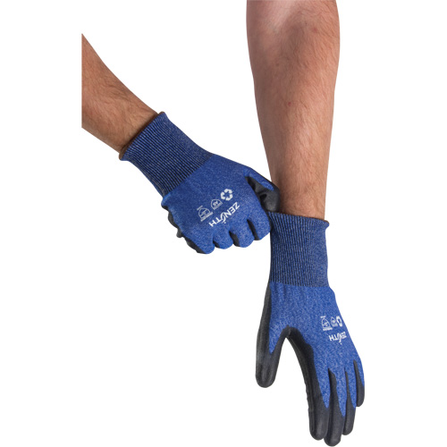 Gants &eacute;lastiques &eacute;cologiques r&eacute;sistants &agrave; la coupe, Taille 11, Calibre 18, Rev&ecirc;tement Polyur&eacute;thane, Enveloppe en Acier inoxydable/PEHP/rPET, ASTM ANSI niveau A5 Cam Industrial
