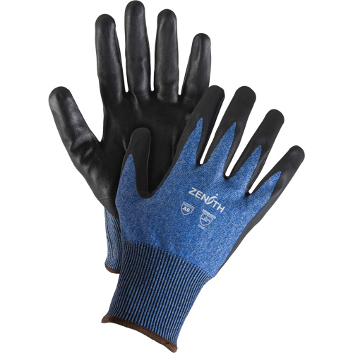 Gants l&eacute;gers et haute dext&eacute;rit&eacute; r&eacute;sistants &agrave; la coupe, Taille 10, Calibre 18, Rev&ecirc;tement Mousse de nitrile, Enveloppe en Acier inoxydable/PEHP/Tungst&egrave;ne, ASTM ANSI niveau A9 Cam Industrial