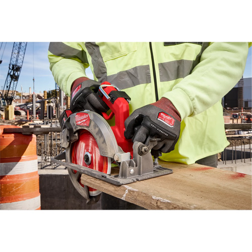 High-Dexterity Anti-Vibration Gloves, Size Small, Synthetic Palm Cam Industrial