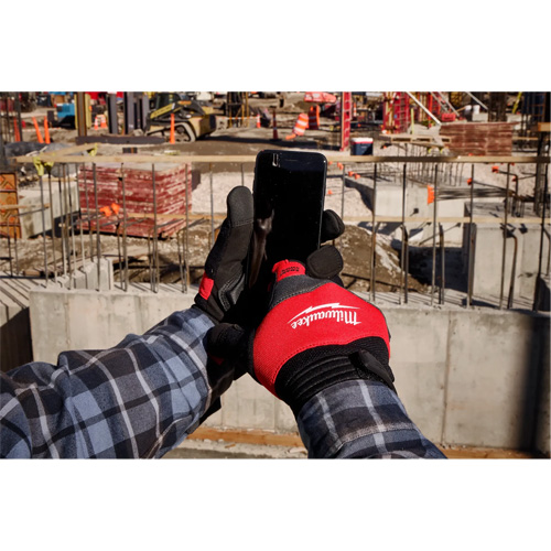 Gants de travail antivibration, Taille Petit, Paume Synth&eacute;tique Cam Industrial