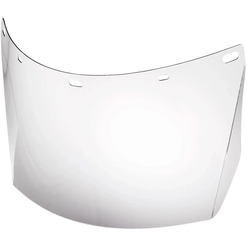 Uncoated Full Face Shield Replacement Lens, Polycarbonate, Clear Tint Cam Industrial