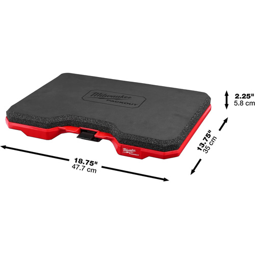 Packout Kneeling Pad, 18.7" L x 13.7" W, 2.2" Thick Cam Industrial