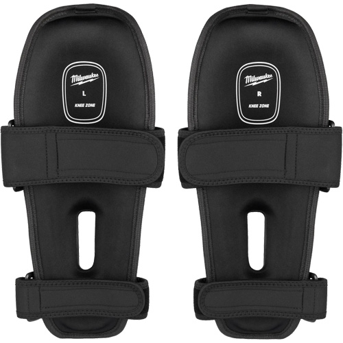 Dynamic Flooring Knee Pad, Hook and Loop Style, Plastic Caps, Foam Pads Cam Industrial