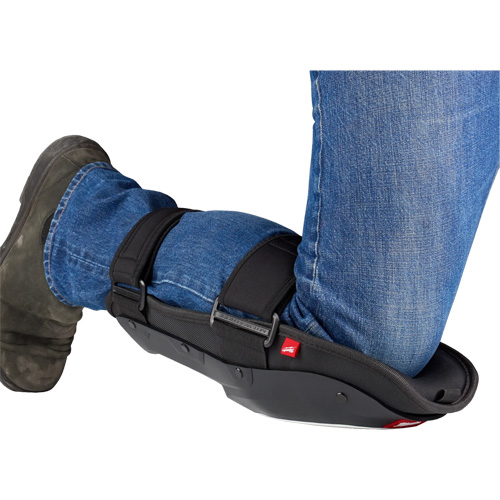 Dynamic Flooring Knee Pad, Hook and Loop Style, Plastic Caps, Foam Pads Cam Industrial