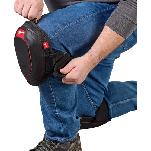 High-Mobility Knee Pad, Hook and Loop Style, Plastic Caps, Foam Pads Cam Industrial