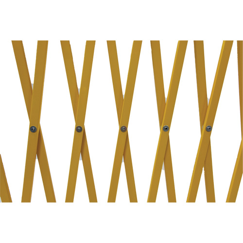 Barri&egrave;re extensible, 84" h x 20' lo, Jaune Cam Industrial