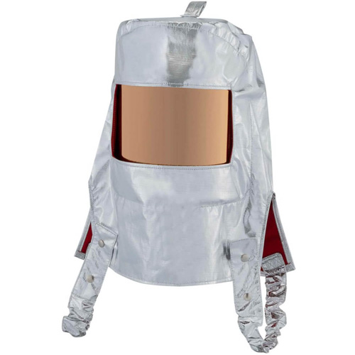 Heat Reflective Hood with Clear Gold Window Cam Industrial