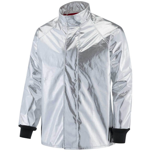 Heat Reflective Coat, 2X-Large, Aluminized PBI Kevlar&reg; Cam Industrial