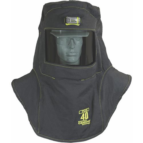 Cagoule de protection contre l'arc &eacute;lectrique TCG, Noir, 40 cal/cm², ANSI Z87.1/ASTM F1506/ASTM F1959/ASTM F2178/R&eacute;pond ou surpasse la norme CSA Z462/NFPA 70E, 4 Arc &eacute;lectrique EPI cat&eacute;gorie niveau Cam Industrial