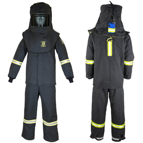 TCG Deluxe XL Arc Flash Suit Kit, 40 cal/cm² Cam Industrial
