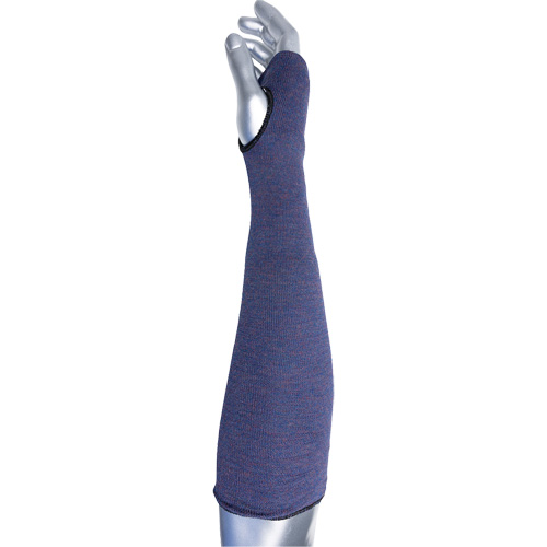 Manchette ASP &agrave; 2 plis avec trou pour pouce ECO Series Kut Gard, Aramide, 14", ASTM ANSI niveau A3, Mauve Cam Industrial