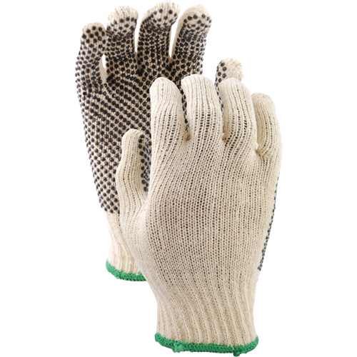 Gants en tricot avec pois de PVC 417, Poly/coton, Un c&ocirc;t&eacute;, Petit Cam Industrial