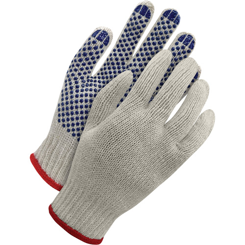 Deny&reg; Poly-Cotton Glove with PVC Dots, Size Medium Cam Industrial